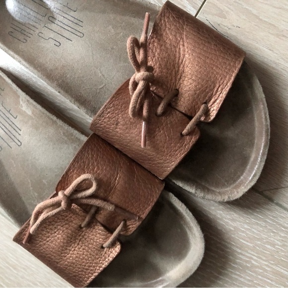 Charlotte Stone Barton Sandal in Rose Gold Size 7 - Picture 7 of 8